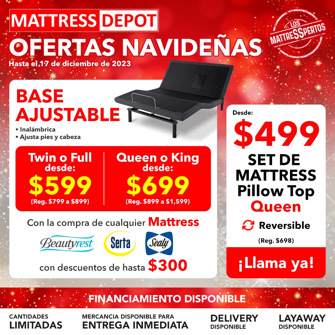 Mattress y Camas Ajustables Puerto Rico Mattress Depot